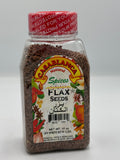 Casablanca Natural Spices Flax Seeds - 10 oz Jar