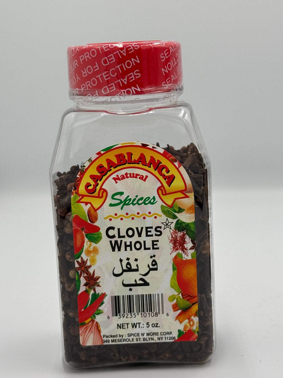 Casablanca Natural Spices Cloves Whole - 5 oz Jar