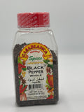 Casablanca Natural Spices Black Pepper Whole - 6 oz Jar