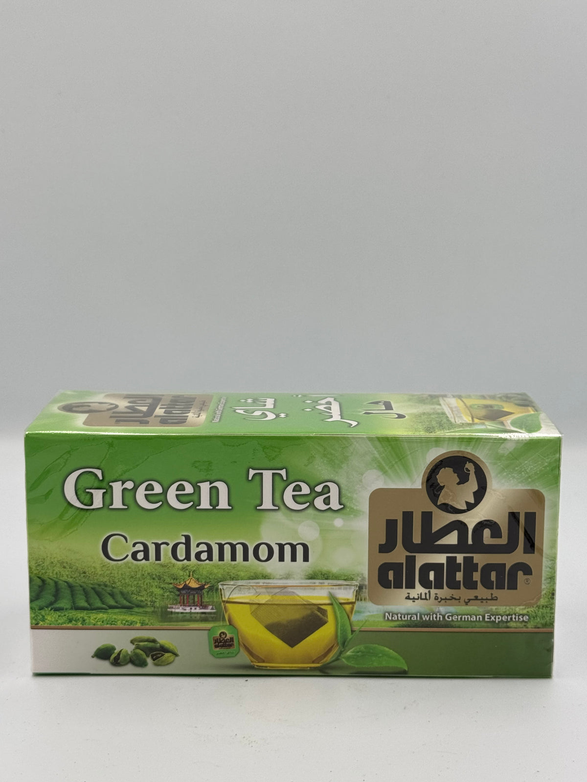 Al-Attar Green Tea with Cardamom - 20 Teabags Box