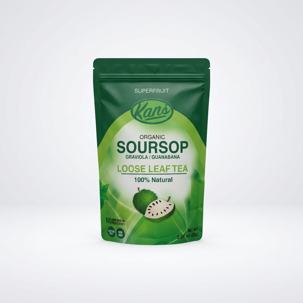 Kans Organic Soursop Graviola / Guanabana Loose Leaf Tea (2.01 oz / 57 g)