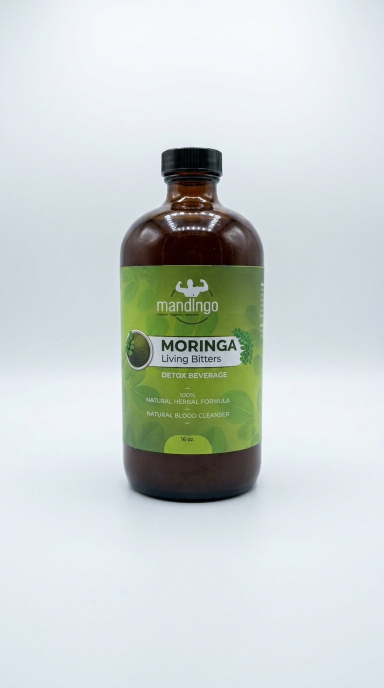 Mandingo Moringa Living Bitters Detox Beverage (16 oz)